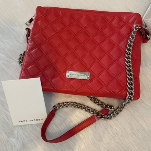 Marc Jacobs quilted leather shoulder cross body bag